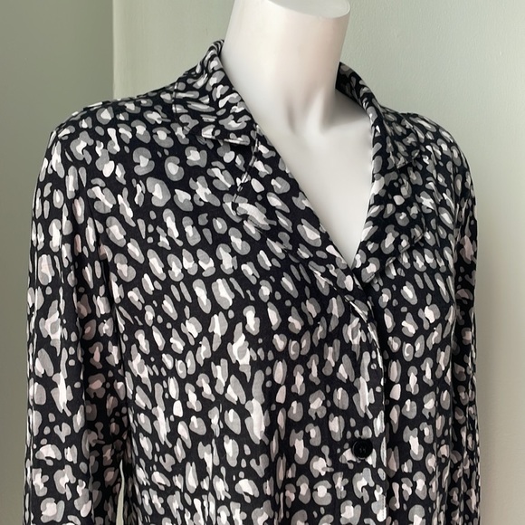 Cosabella Leopard Long Sleeve Pajama Top - Picture 8 of 8